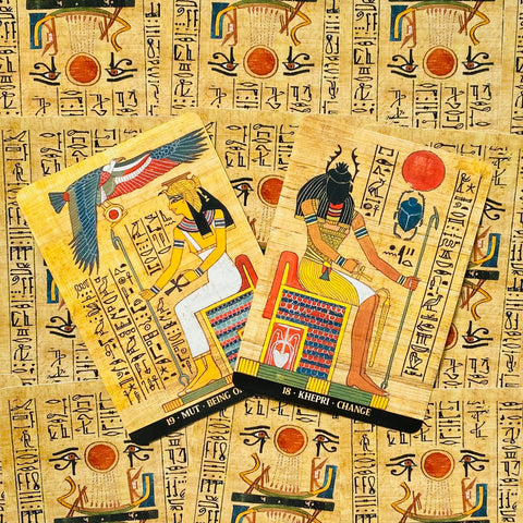 Egyptian Gods Oracle cards Lo Scarabeo