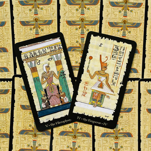 Egyptian Tarot Cards Grand Trumps Lo Scarabeo