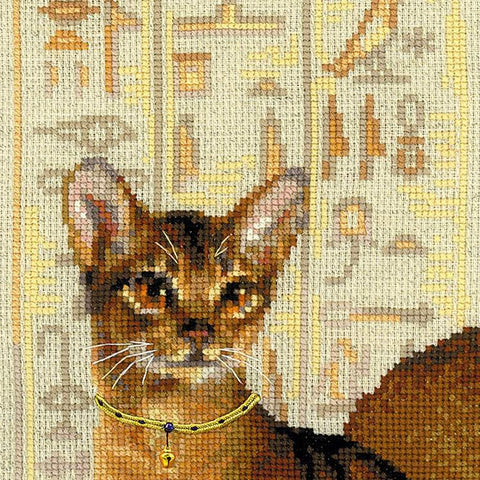 Abyssinian Cats cross stitch kit by RIOLIS Ref. no.: 1671