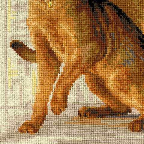 Abyssinian Cats cross stitch kit by RIOLIS Ref. no.: 1671