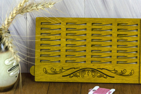 Embroidery Thread Spool Holder, Compact Sewing Thread Organizer for Standard Spools, Tabletop Storage by Embroidery Craft