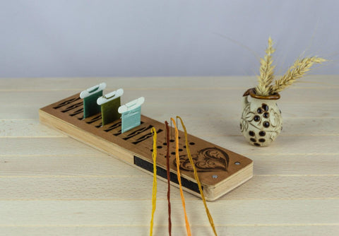 Embroidery Thread Spool Holder Organizer, Compact Sewing and Bobbin Storage Rack, Embroidery Craft