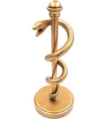 Aesculapius staff - symbol of medical art. MC - 9634G 30cm high. - Hobby.lt 🇬🇧