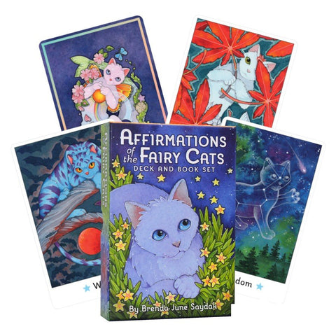 Affirmations of the Fairy Cats Cards US Games Systems - Hobby.lt 🇬🇧