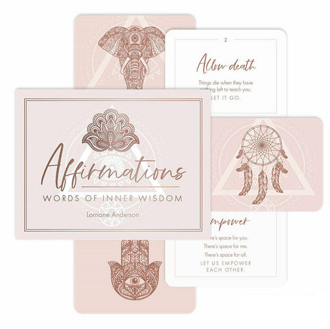 Affirmations Words Of Inner Wisdom Cards Rockpool