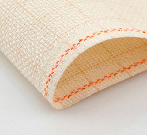 Zweigart 16 Count Aida Cross Stitch Fabric, 100% Cotton, 50 × 150 cm Embroidery Cloth, Firm Weave for Easy Counting