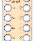 Medinis muline siūlų organizatorius Alice, 6x27 cm