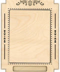 Medinis siuvinėjimo rėmelis Langas, 15x22 cm