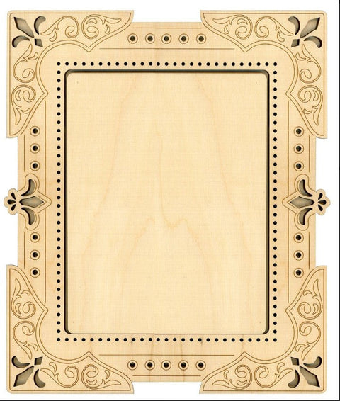 MP Studia Embroidery Frame for Cross Stitch Projects, Decorative Wall Hanging Frame with Backing and Hanging Loop