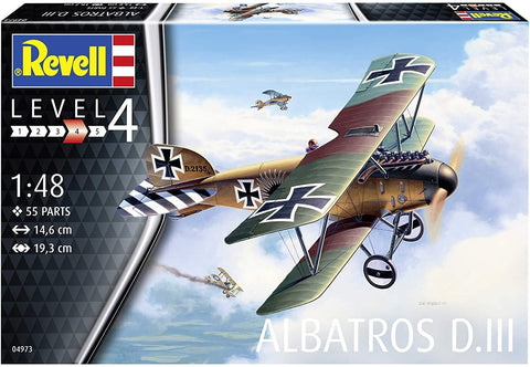 Albatros D.III - Plastic Modelling Kit By Revell - Hobby.lt 🇬🇧