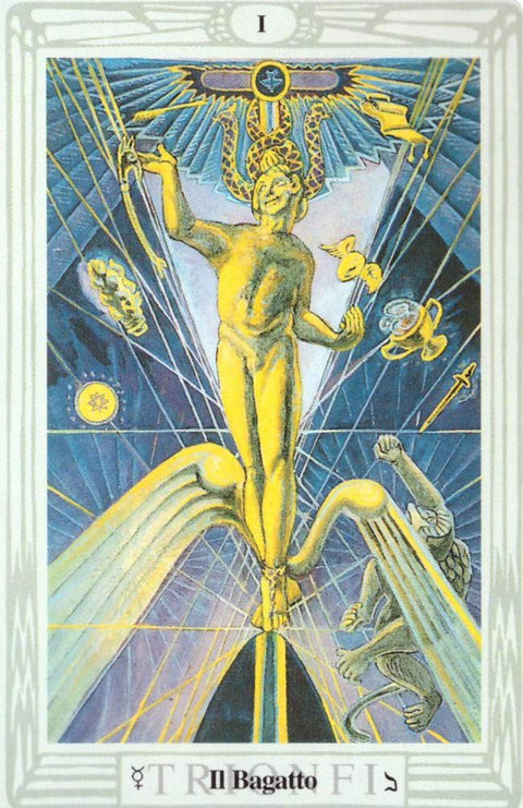 Aleister Crowley Thoth Tarot Pocket Version Italian Edition cards AGM