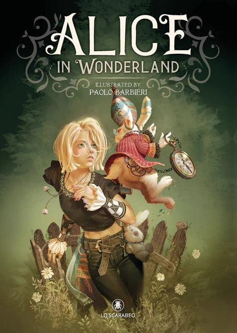 Alice in wonderland book Book illustrated by Paolo Barbieri Lo Scarabeo - Hobby.lt 🇬🇧