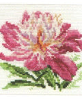 Alisa Siuvinėjimo rinkinys Rožinis bijūnas 0-119 (10x11 cm) - Hobby.lt