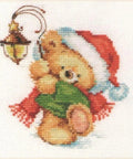 Alisa Siuvinėjimo rinkinys Kalėdinis meškutis 0-122 (12x13 cm) - Hobby.lt
