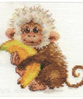 Alisa Siuvinėjimo rinkinys Mano bananas 0-127 (12x11 cm) - Hobby.lt