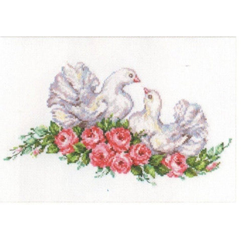 Alisa Siuvinėjimo rinkinys Meilės paukščiai 1-13 (26x14 cm) - Hobby.lt