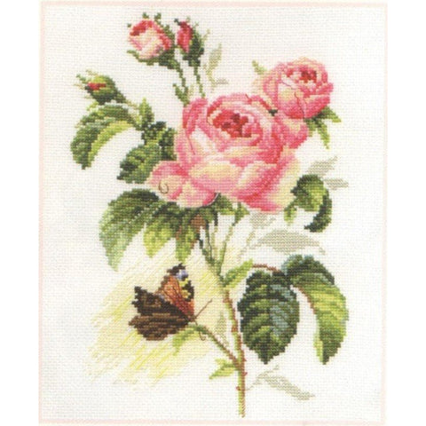 Alisa Siuvinėjimo rinkinys Rožė ir drugelis 2-13 (17x25 cm) - Hobby.lt