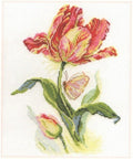 Alisa Siuvinėjimo rinkinys Tulpė ir drugelis 2-14 (19x25 cm) - Hobby.lt