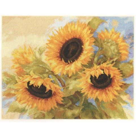 Alisa Siuvinėjimo rinkinys "Numylėtosios saulėgrąžos" 2-30 (40x30 cm)