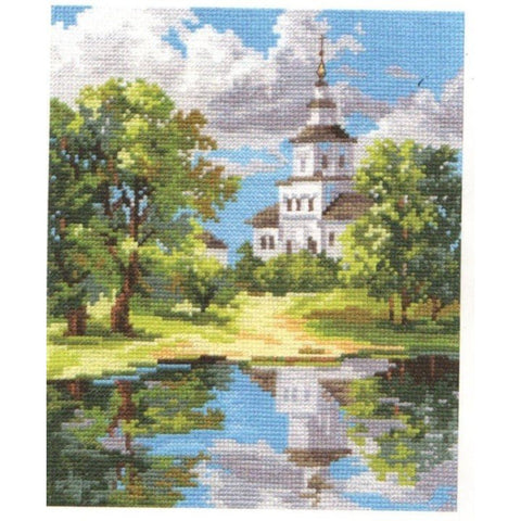Alisa Siuvinėjimo rinkinys "Bažnyčios atspindys" 3-11 (18x21 cm)