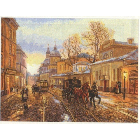 Alisa Siuvinėjimo rinkinys "Senamiesčio gatvė" 3-18 (45x34 cm)