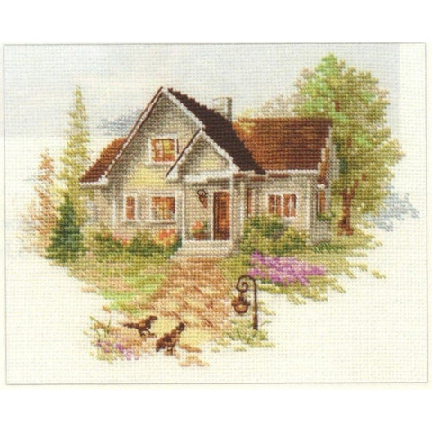 Alisa Siuvinėjimo rinkinys "Jaukūs namai" 3-20 (18x14 cm)