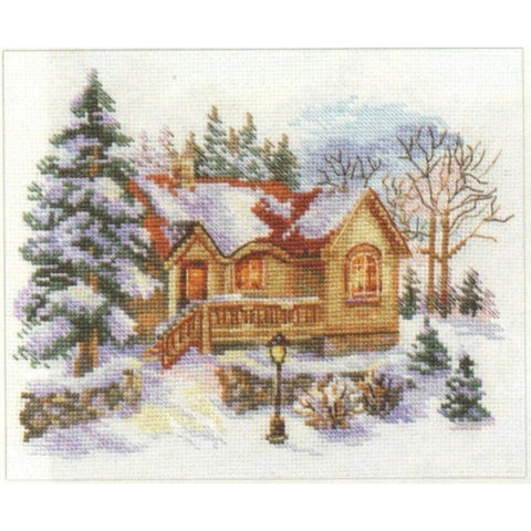Alisa Siuvinėjimo rinkinys Šiltas prieglobstis 3-22 (18x14 cm) - Hobby.lt