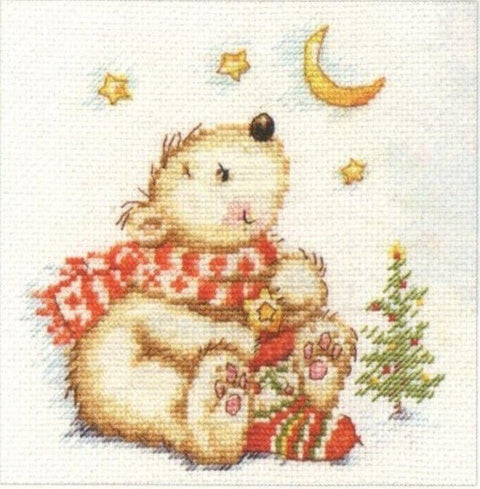 Alisa Siuvinėjimo rinkinys "Kalėdinis laukimas" 0 - 125 (14x14 cm) - Hobby.lt 🇬🇧