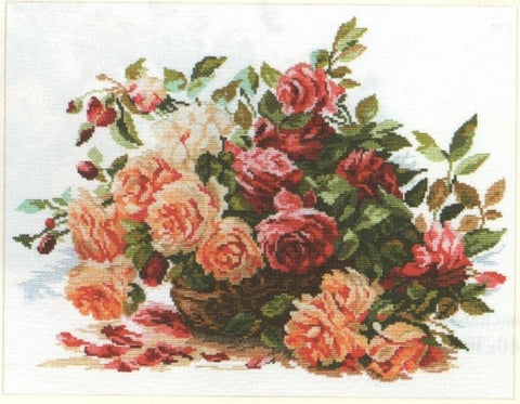 Alisa Siuvinėjimo rinkinys "Rožių puokštė" 2-06 (40x30 cm)