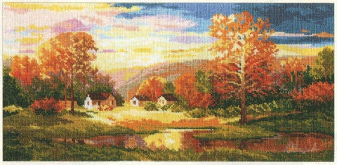 Alisa Siuvinėjimo rinkinys "Rudens peizažas" 3 - 05 (40x21 cm) - Hobby.lt 🇬🇧