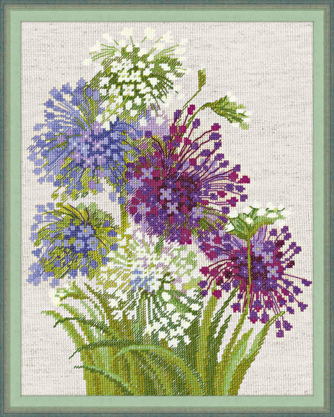 Allium - Cross Stitch Kit from RIOLIS Ref. no.:1484