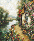 Along the River SB581 - Cross Stitch Kit - Hobby.lt 🇬🇧