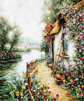 Along the River SB581 - Cross Stitch Kit - Hobby.lt 🇬🇧