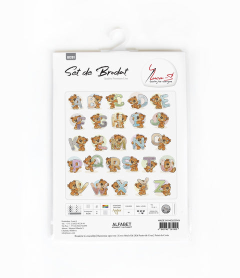 Alphabet SB1201 - Cross Stitch Kit - Hobby.lt 🇬🇧