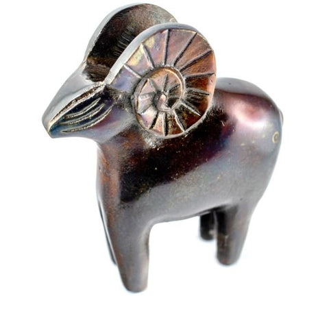 Aluminum figurine Black lamb - 22334 - 18 - Hobby.lt 🇬🇧