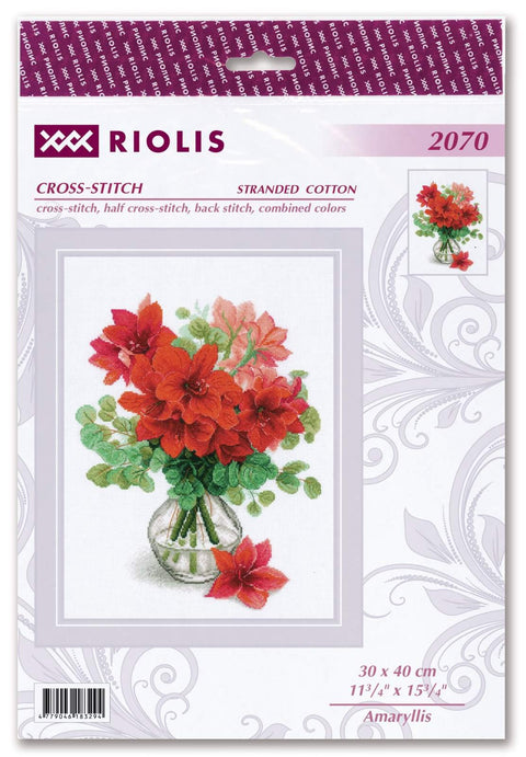 Amaryllis. Cross Stitch kit by RIOLIS Ref. no.: 2070