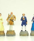 AMERICAN REVOLUTION: Handpainted Chess Set with Briar Erable Wood Chessboard - Hobby.lt 🇬🇧