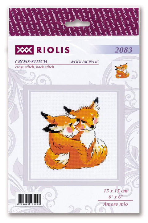 Amore mio. Cross Stitch kit by RIOLIS Ref. no.: 2083 - Hobby.lt 🇬🇧