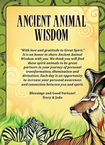 Ancient Animal Wisdom Oracle cards US Games Systems