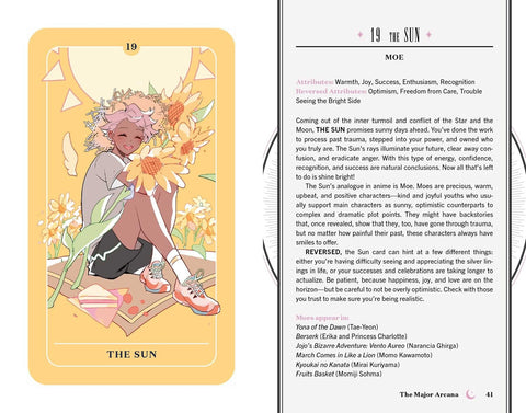 Anime Tarot Cards Simon Element