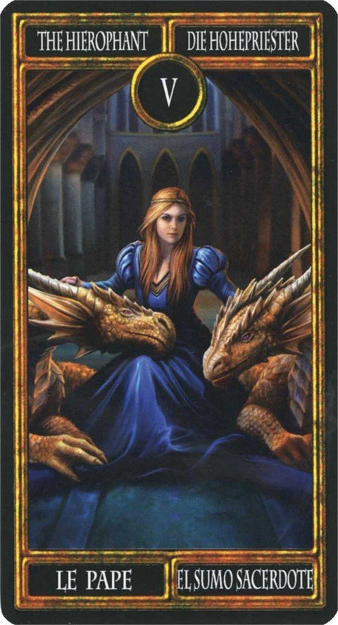 Anne Stokes Dragon Tarot cards deck Fournier - Hobby.lt 🇬🇧