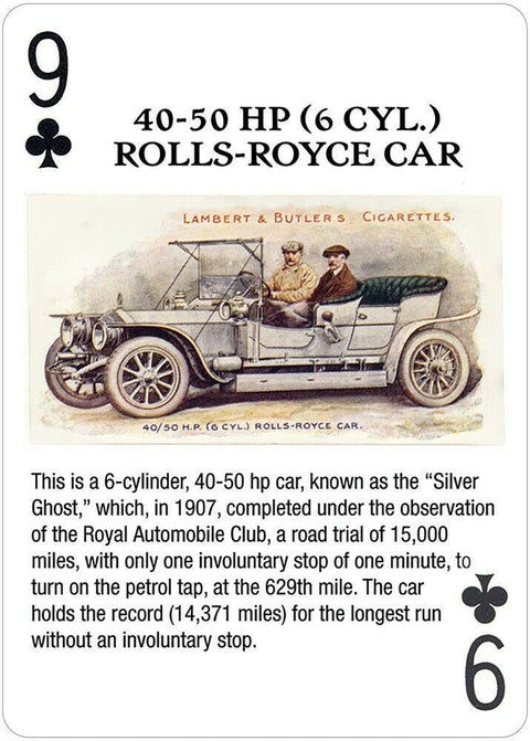 Antique Motor Cars Playing Cards Us Games Systems - Hobby.lt 🇬🇧