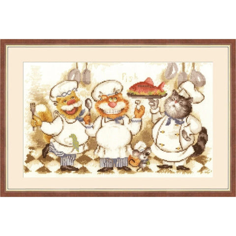 VK018 Bon Appetit Cross Stitch Kit from Golden Fleece