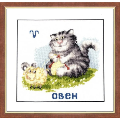 VL001 Zadiac Sign - Aries Cross Stitch Kit from Golden Fleece