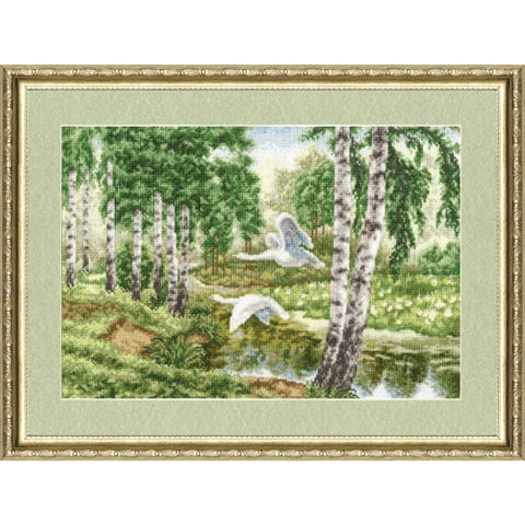 VM004 Wild Geese Cross Stitch Kit from Golden Fleece
