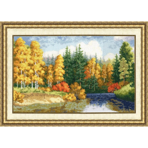 VM016 Golden Autumn Cross Stitch Kit from Golden Fleece