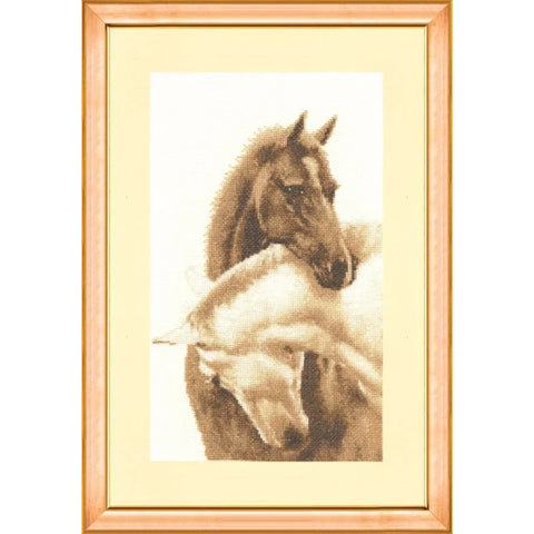 Z028 Dear Friend Cross Stitch Kit from Golden Fleece