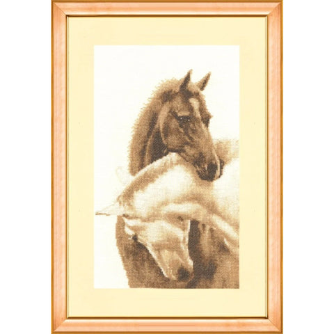 Z028 Dear Friend Cross Stitch Kit from Golden Fleece