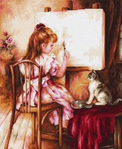 Artist and Model SB535 - Cross Stitch Kit