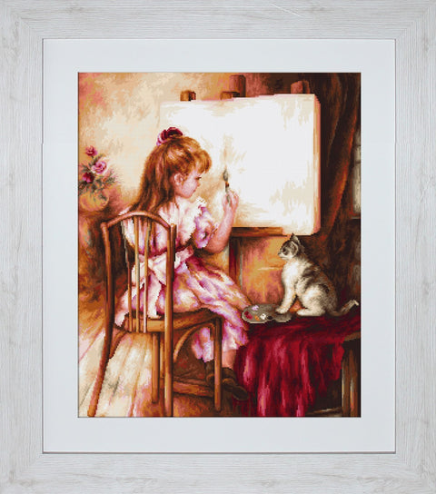 Artist and Model SG535 - Cross Stitch Kit by Luca-s